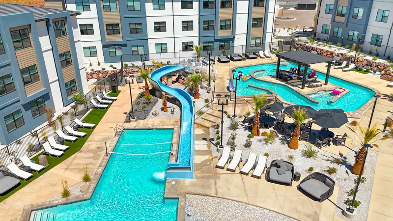 Terra Amenities, Waterslide, Lazy River, Pool