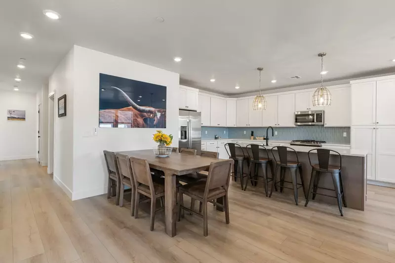 Fully Equipped Kitchen + Dining Table