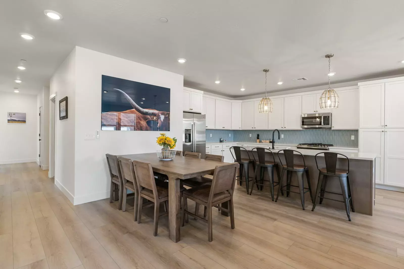 Fully Equipped Kitchen + Dining Table