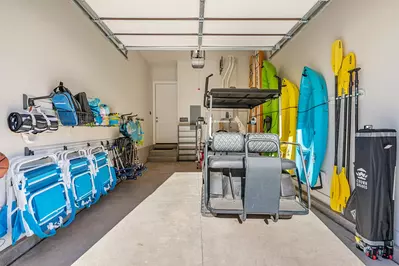 Garage Amenities + Golf Cart