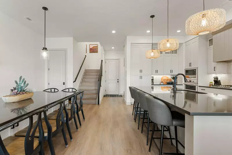 Dining Room + Fully Equipped Kitchen