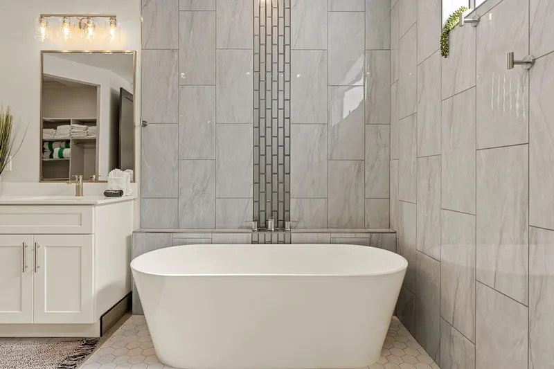 Attached Bathroom with Soaking Tub