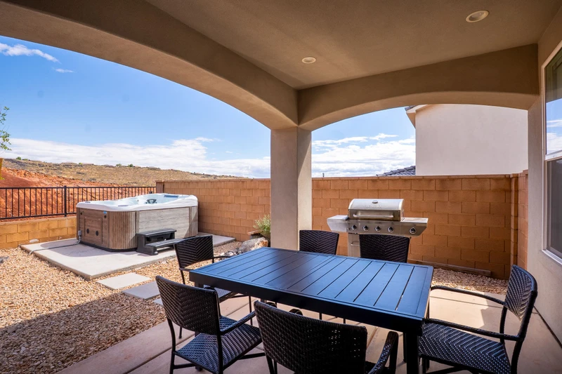Patio with Hot Tub