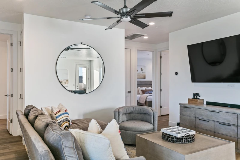 Upstairs Living Room: House 1