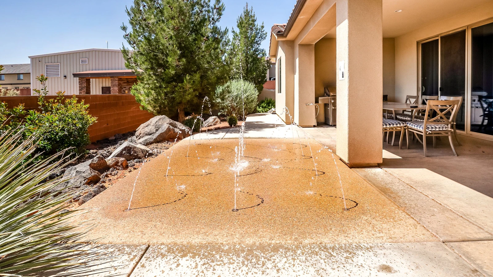 Backyard: Private Splash Pad