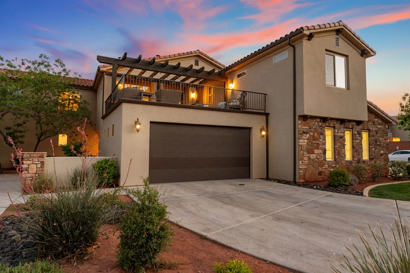 Front Exterior at Sunset