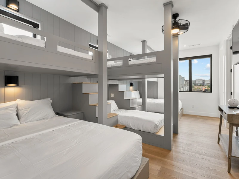 2 Twin/Double + Twin/Twin Bunks