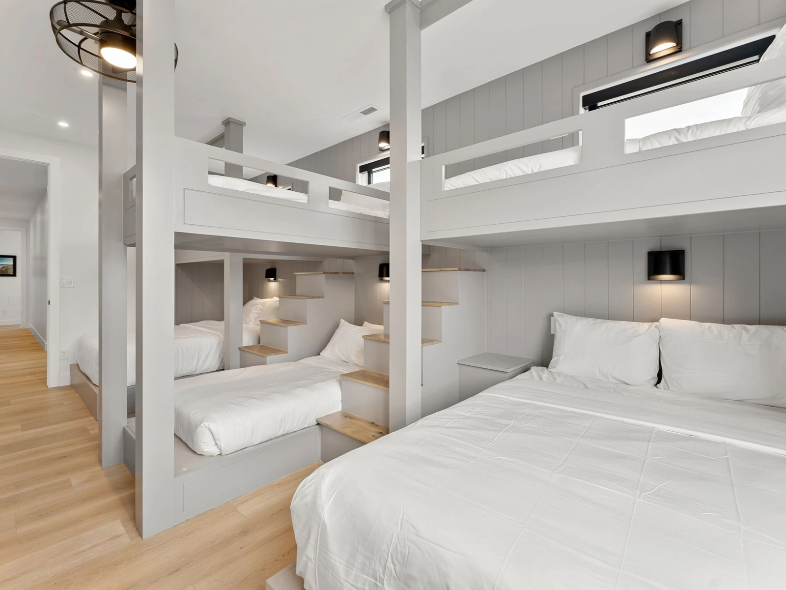 2 Twin/Double + Twin/Twin Bunks