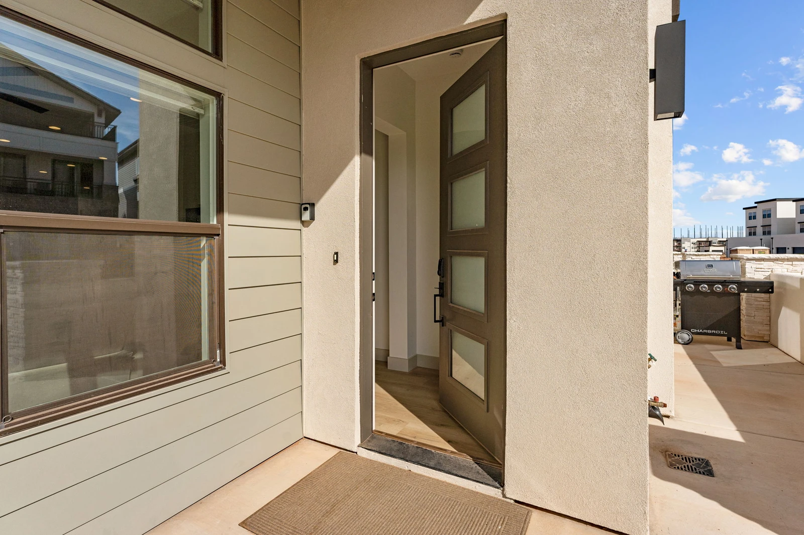 Entrance + BBQ Grill