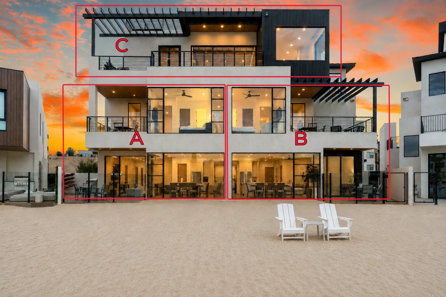 Unit A + B + C