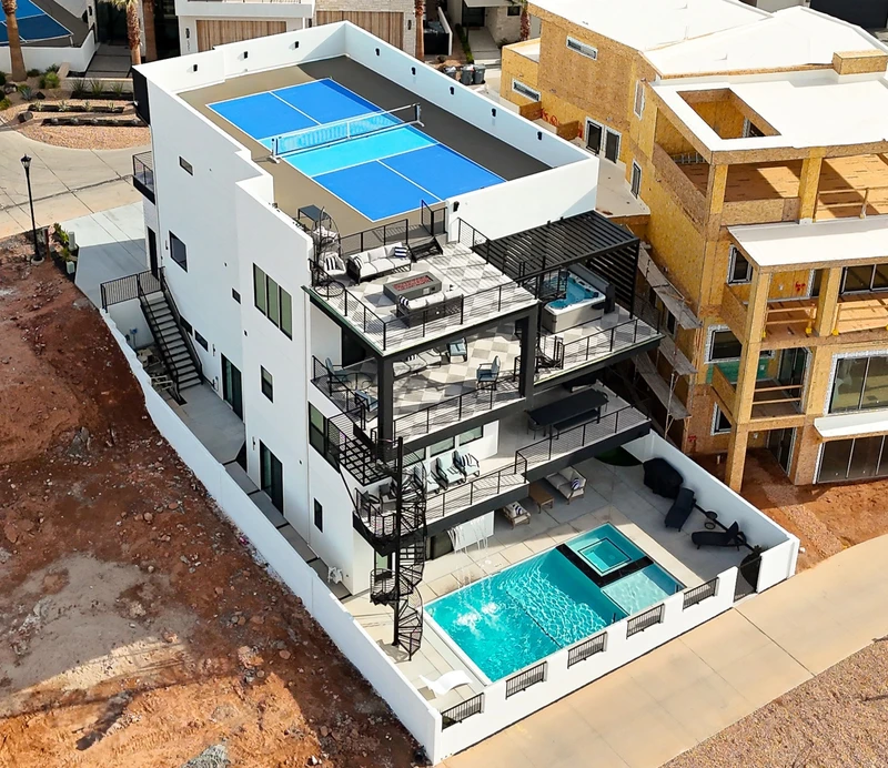 Rooftop Pickleball Court