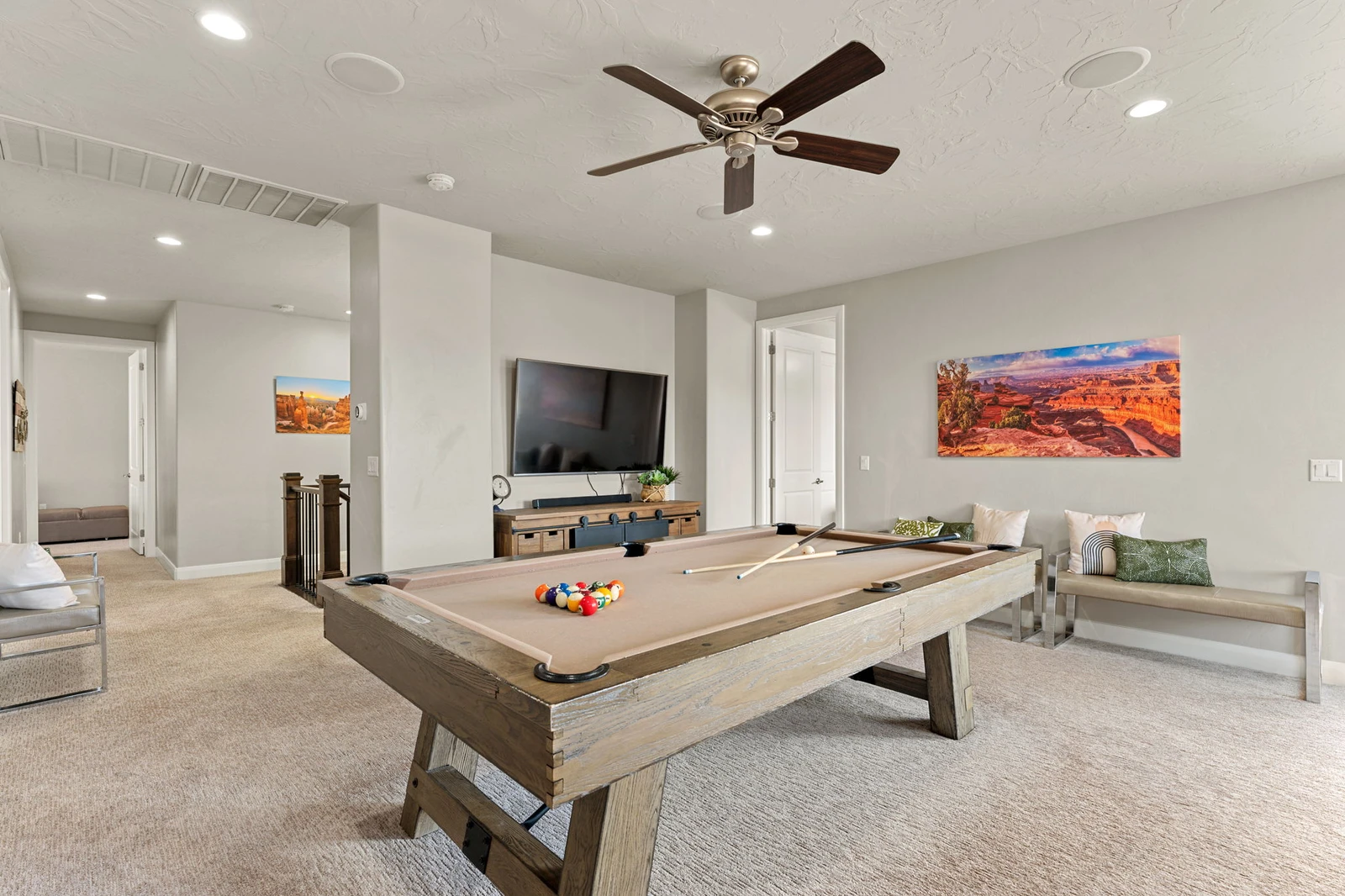 Upstairs Lounge + Pool Table