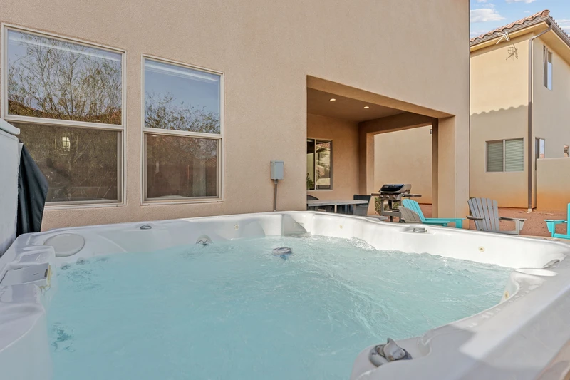 Backyard Private Hot Tub
