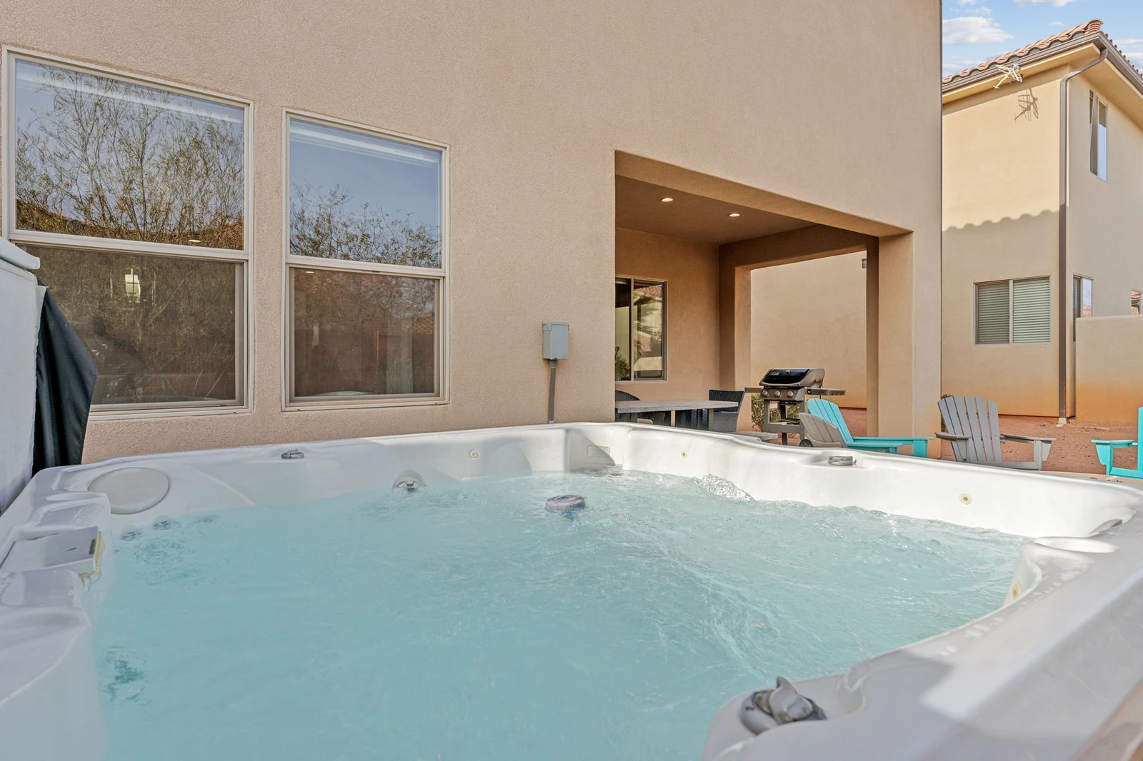 Backyard Private Hot Tub