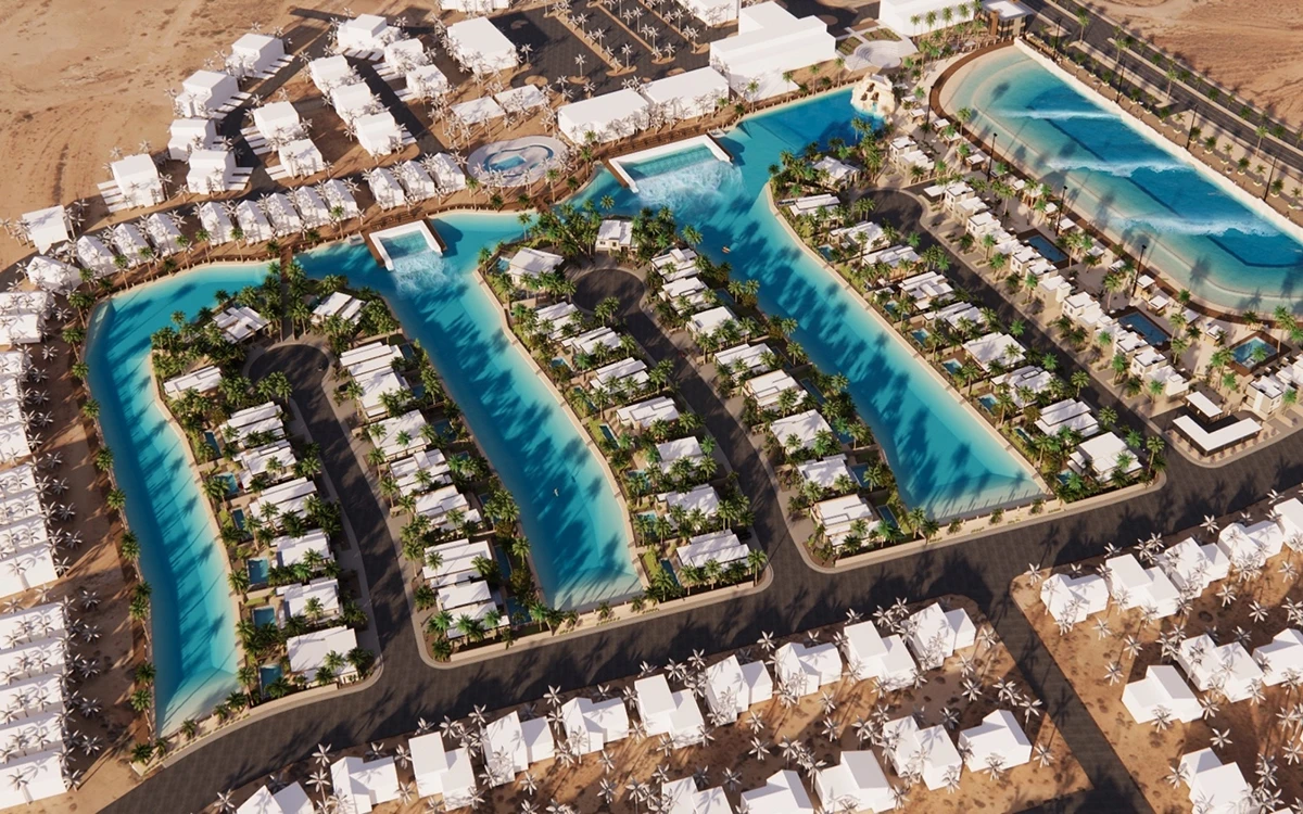 aerial view of Zion Shores