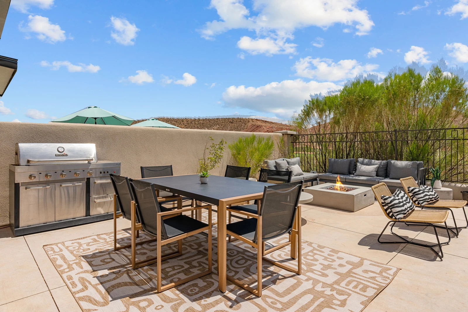 Outdoor Seating + Fire Pit