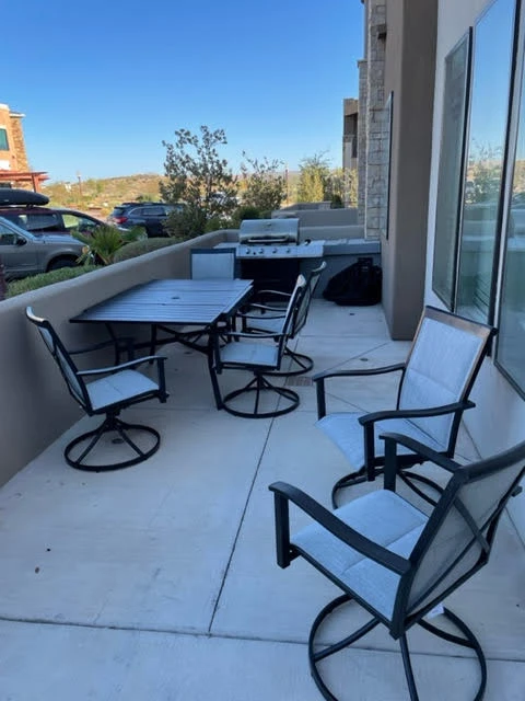 Lower Patio with BBQ