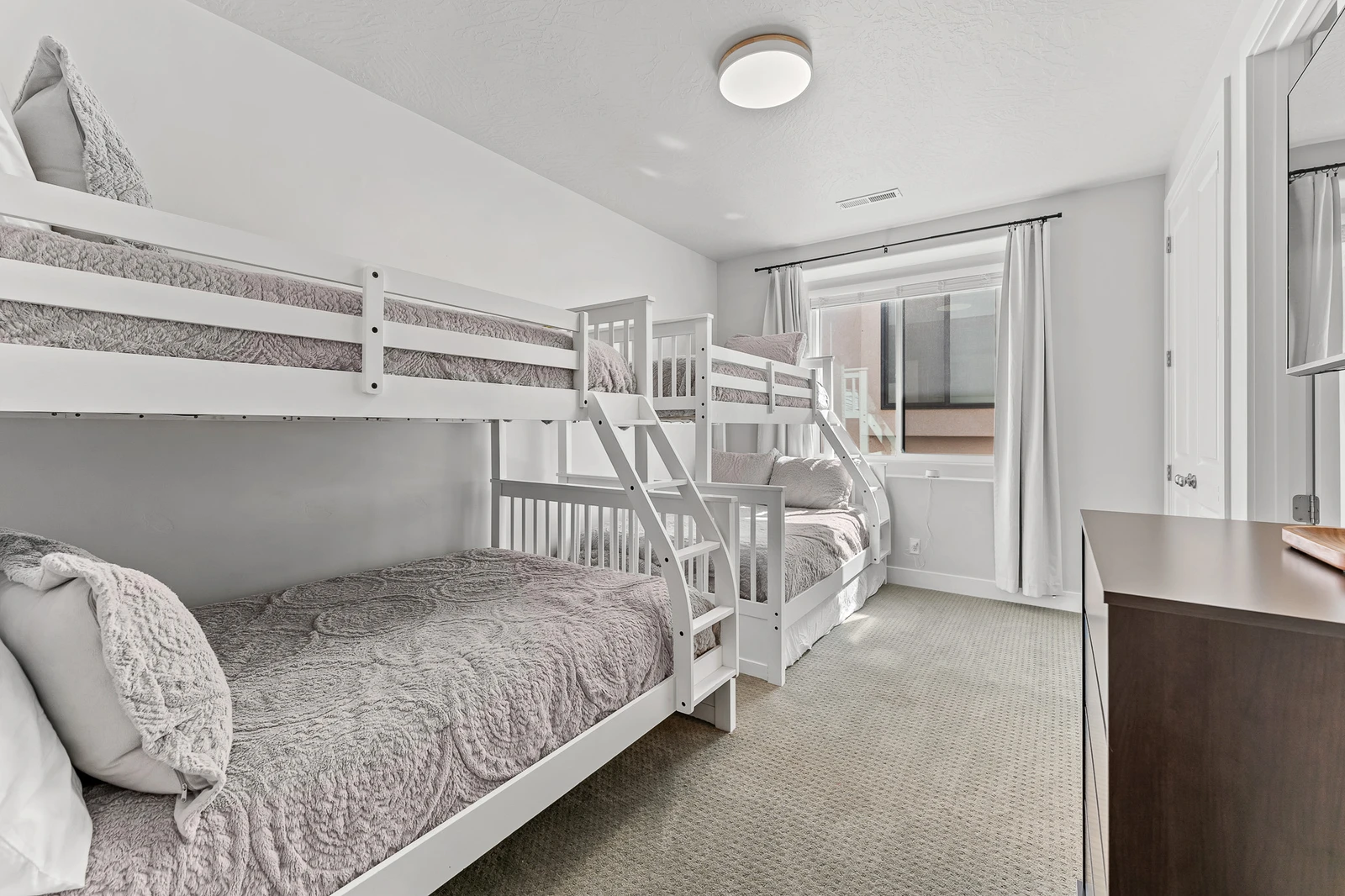 2 T/F Bunks. 1 Twin/Attached Bath