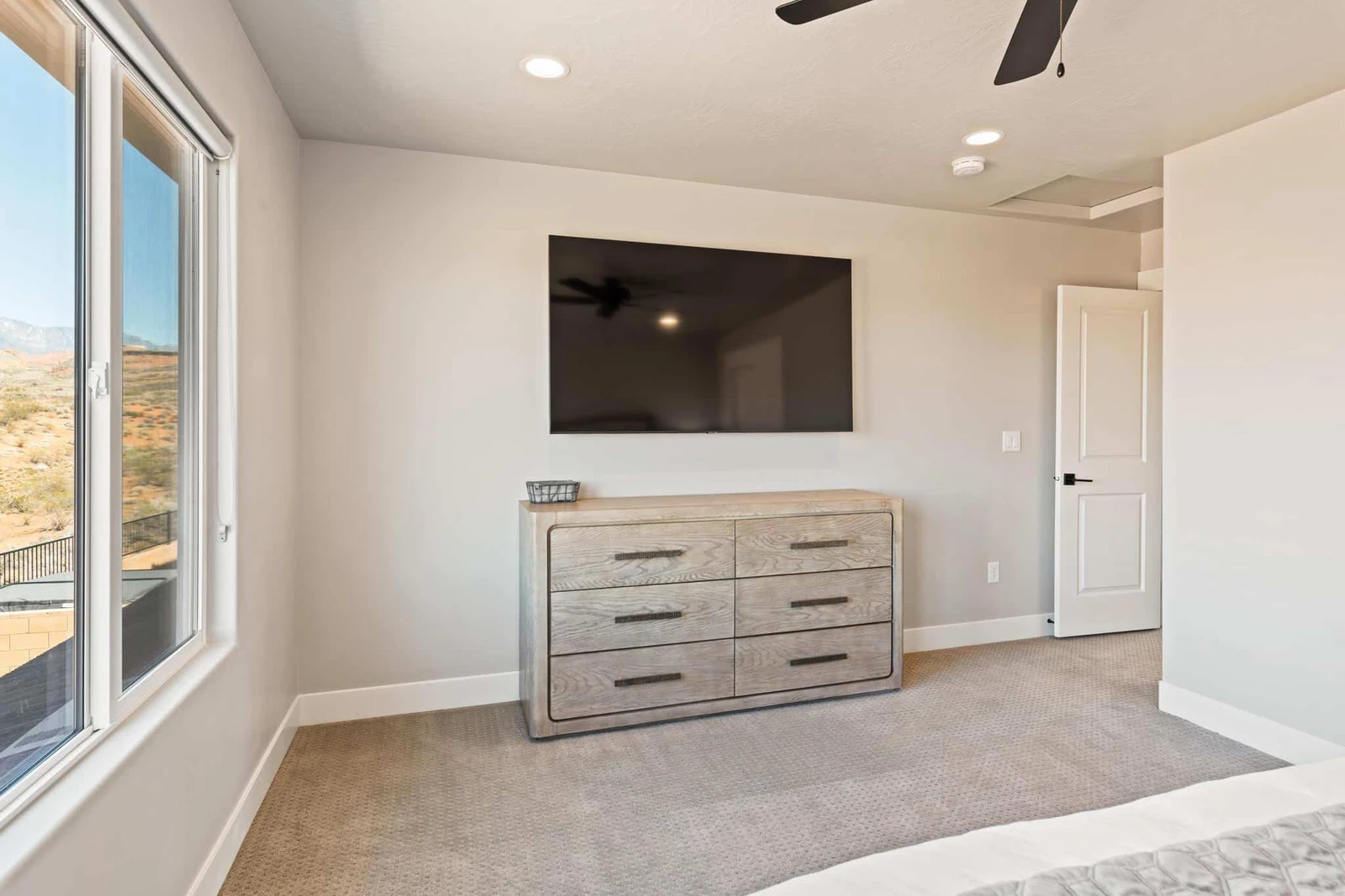 Bedroom Dresser + TV
