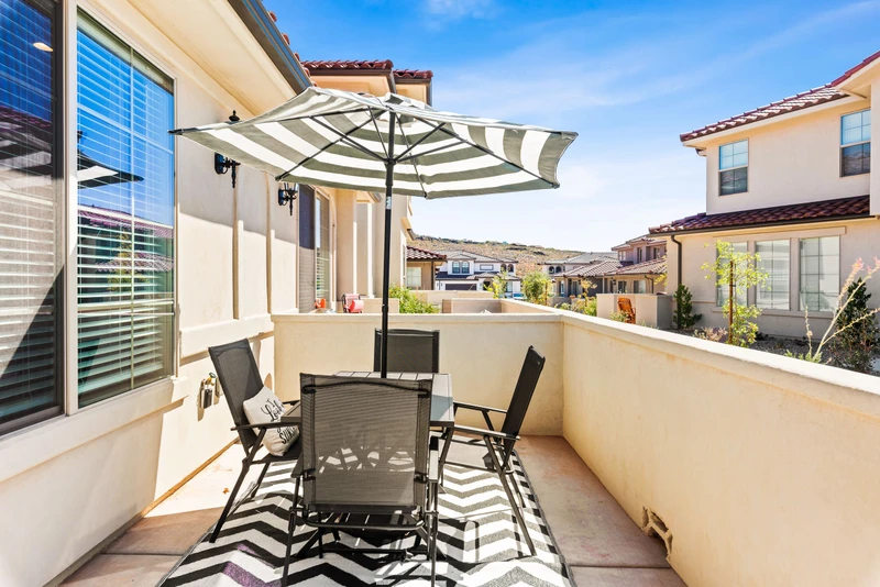 Patio with Table and Chairs
