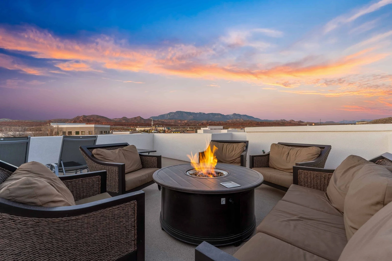 Seating Area with Fire Table