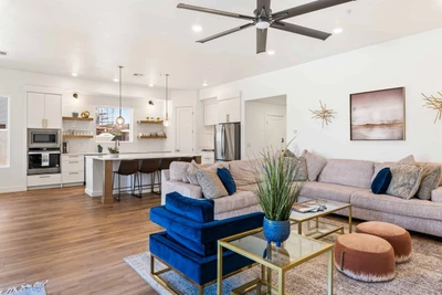 Living Room Kitchen