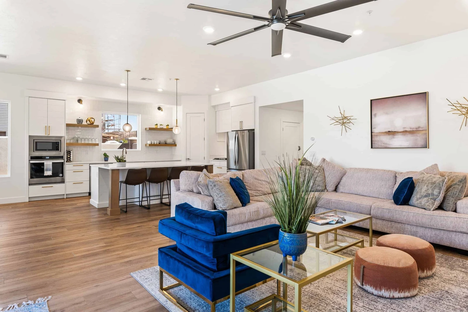 Living Room Kitchen