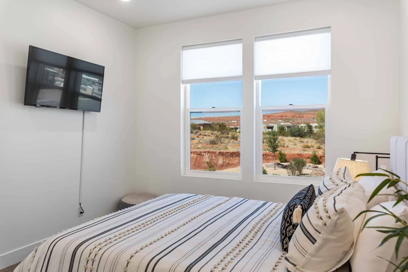 Master Bedroom 2 with King Bed and TV 2nd Level