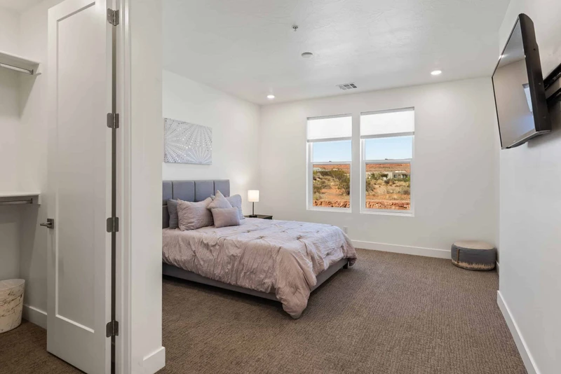 Master Bedroom 3 with Queen Bed and TV 2nd Level