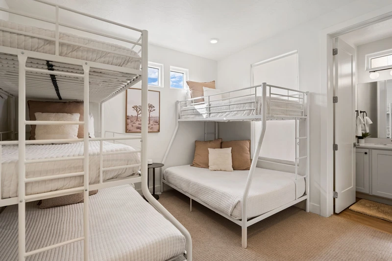 1 T/T/T Bunk and 1 T/F Bunk