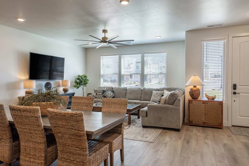Dining Area and Living Room