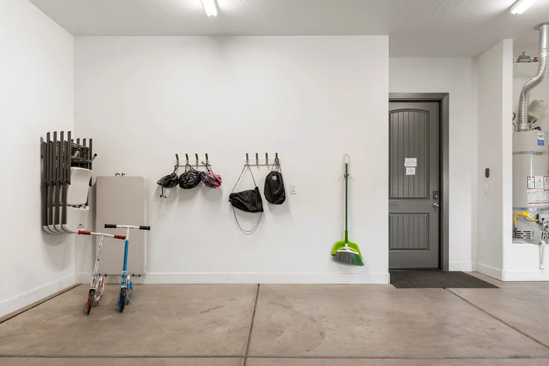 Garage and Provided Amenities