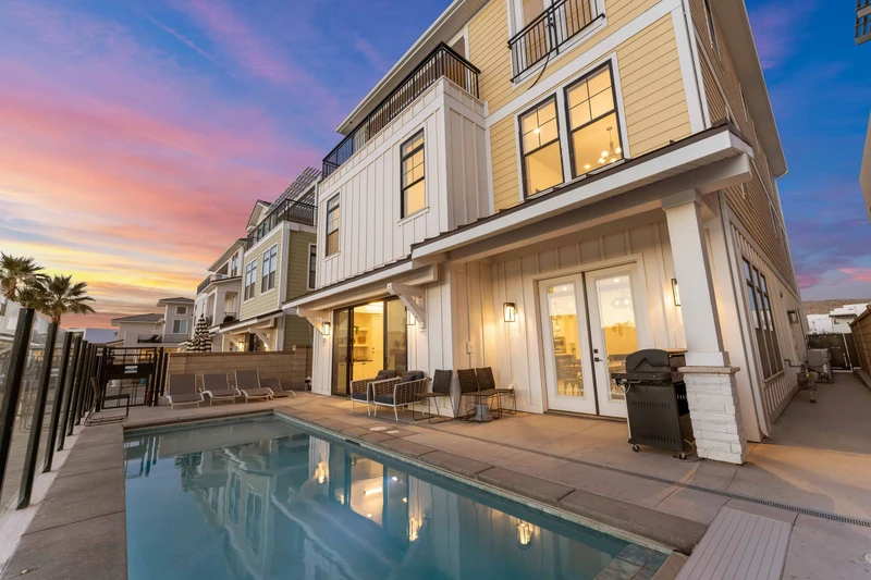 Backyard with Private Pool
