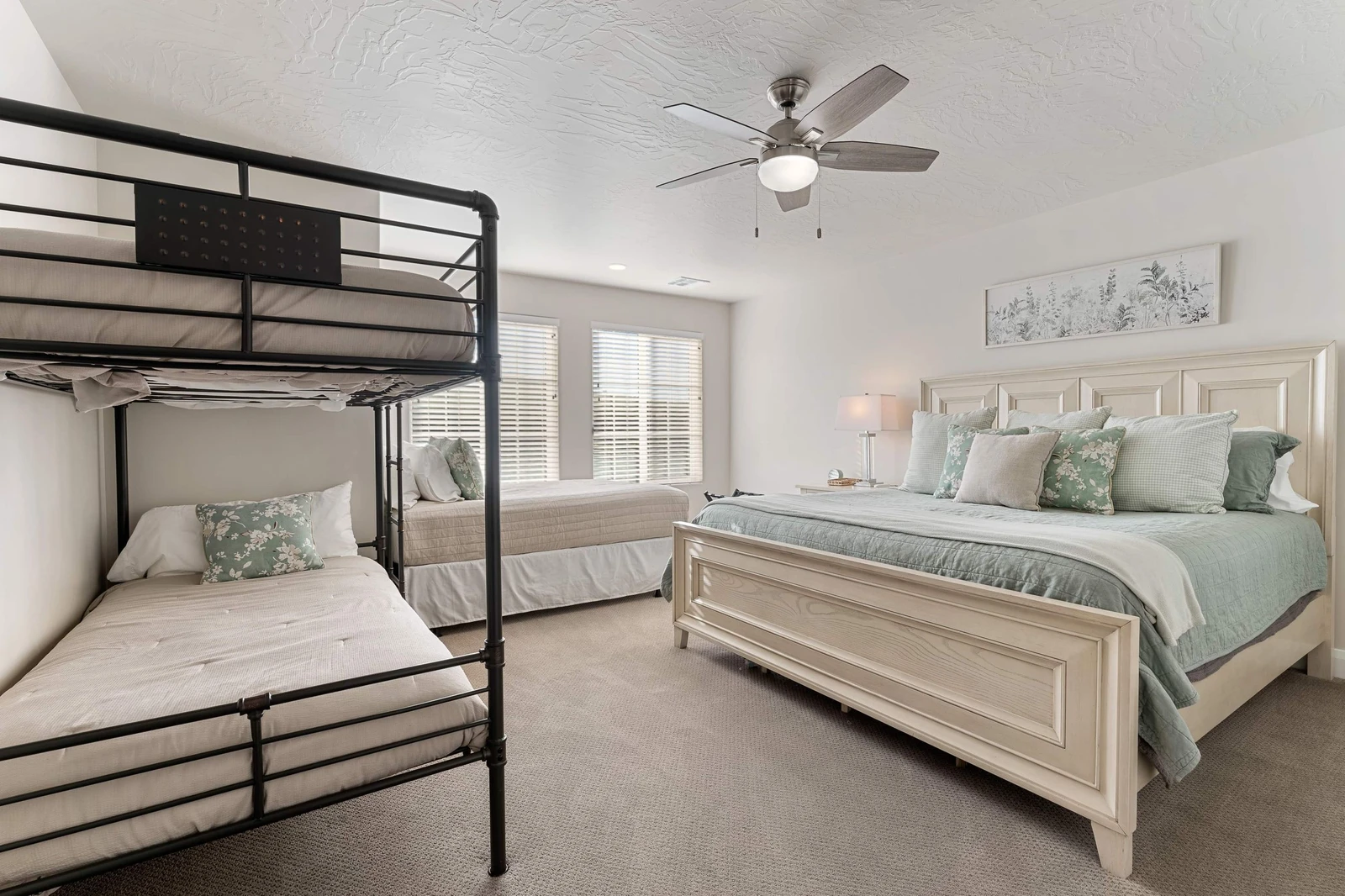 King Bed, Twin/Twin Bunk, Full Bed