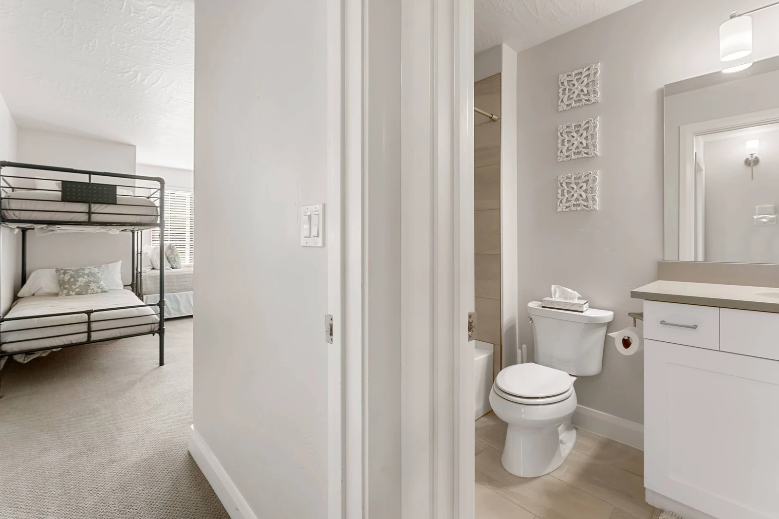 King and Bunkroom Bathroom