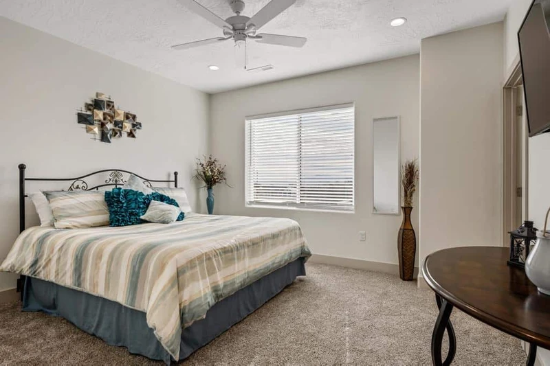King Bedroom with Attached Bath