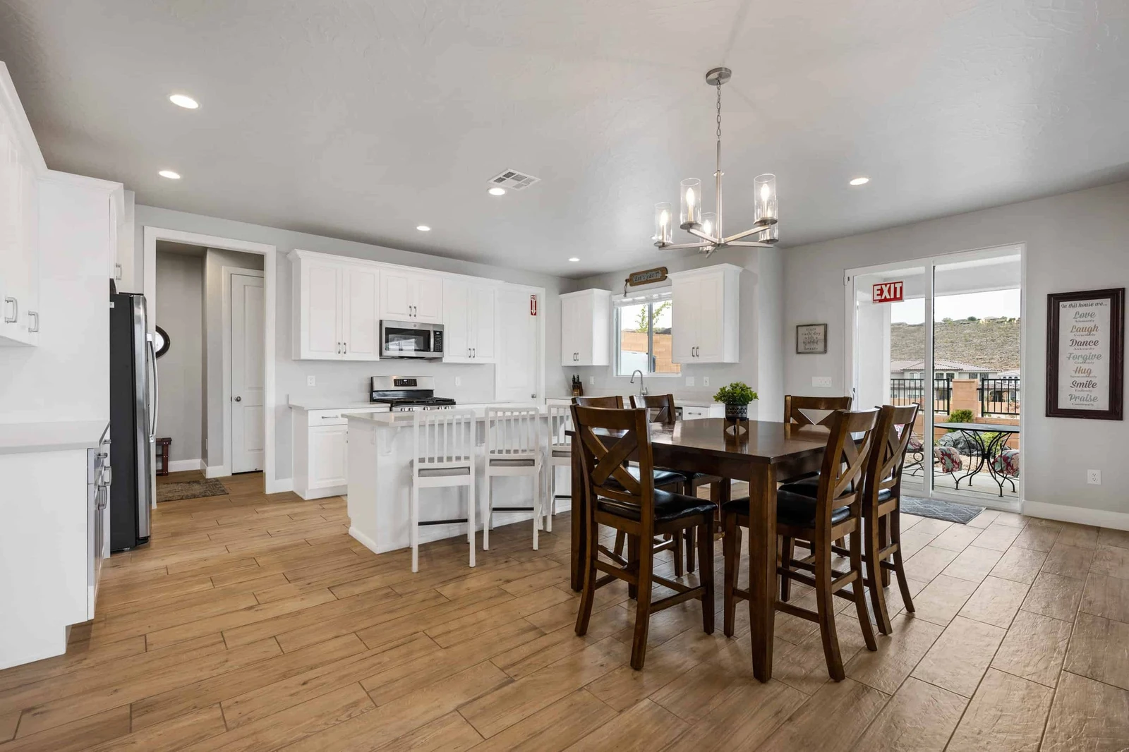 Dining Area and Kitchen