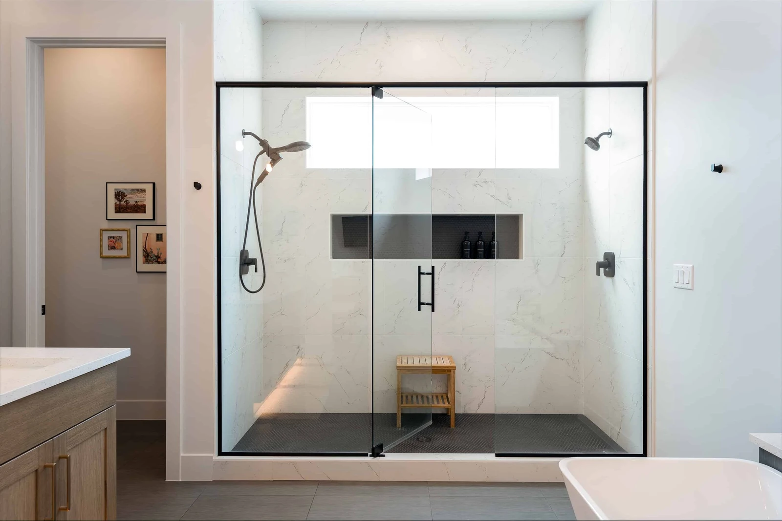 Master Bathroom Walk-In Shower