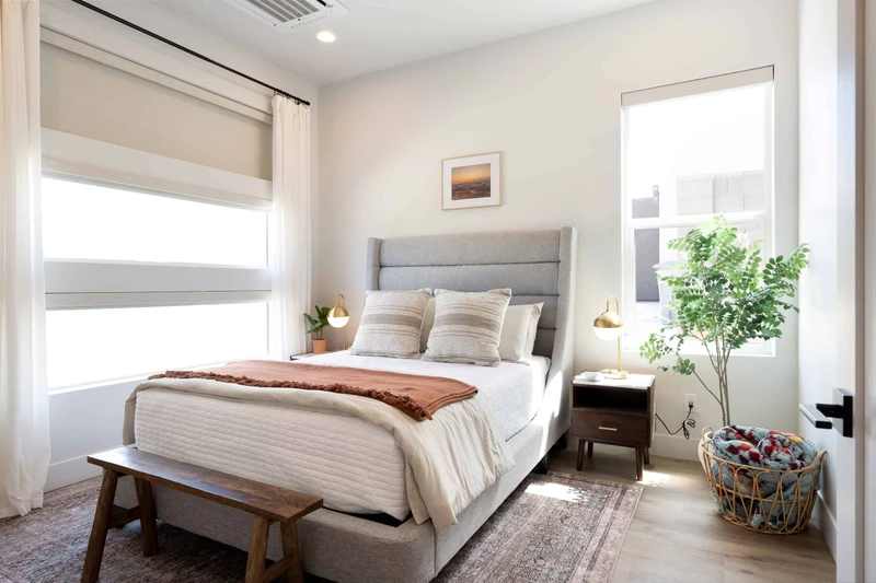 Queen Bedroom with Attached Bathroom