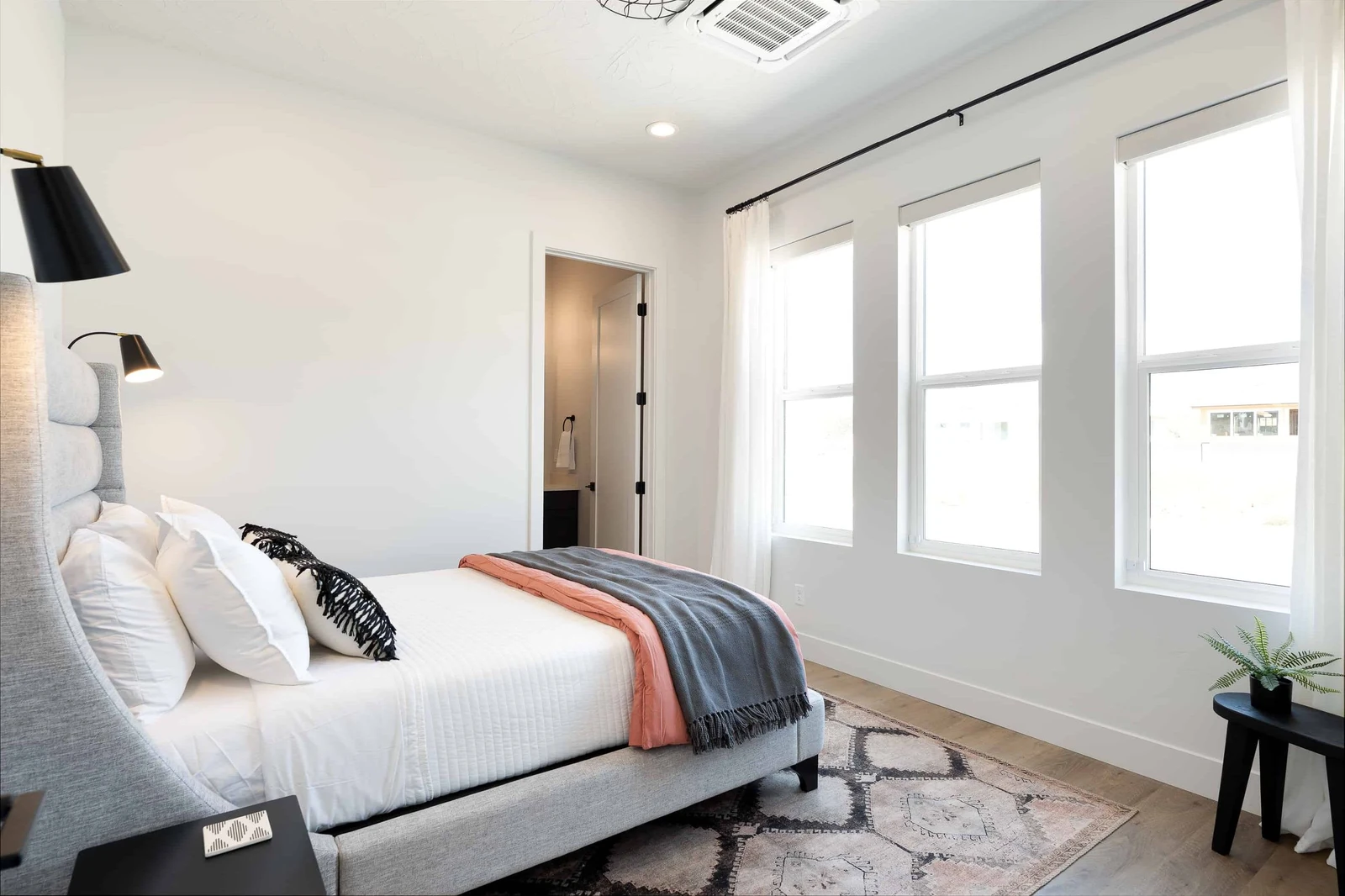 Queen Bedroom with Attached Bathroom
