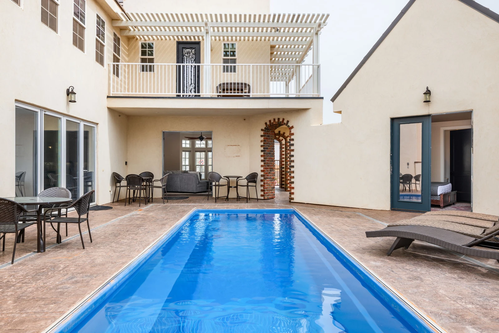 Private Pool Backyard