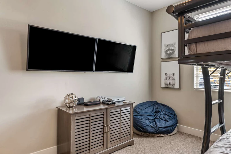2 TV's In Bedroom