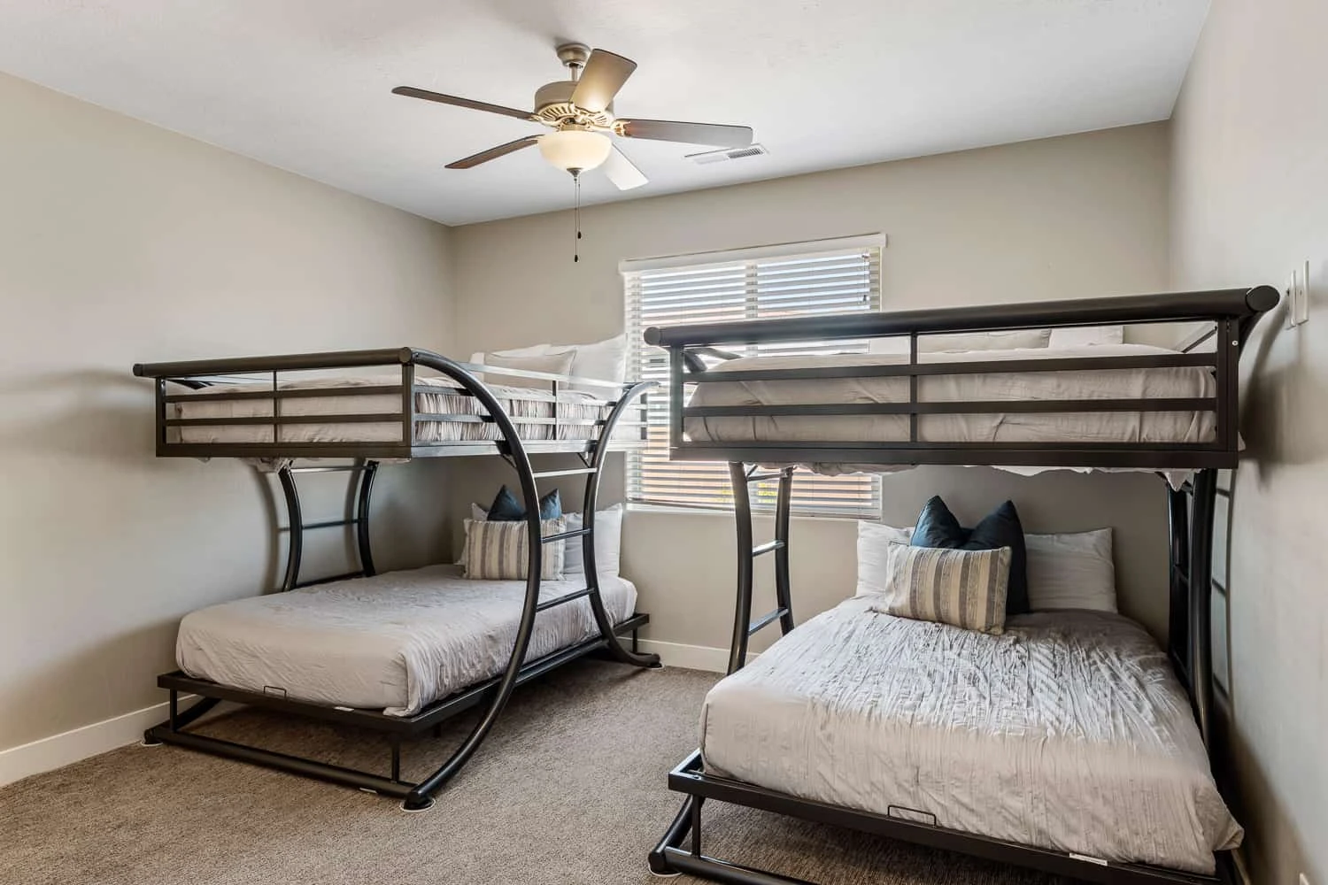 2 Full over Full Bunk Bedroom