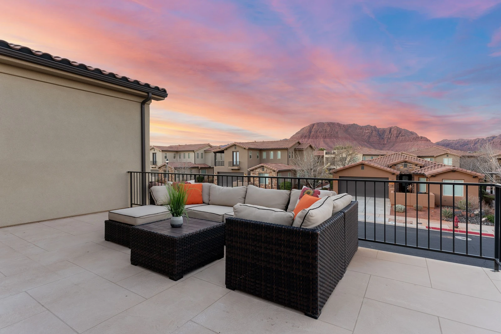 Upper Patio Seating Area