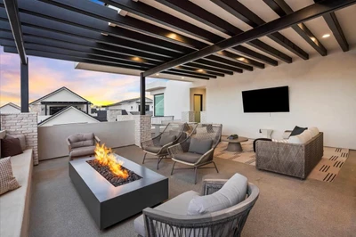 Outdoor Seating and Fire Table