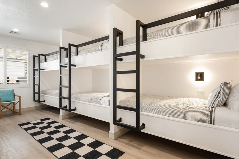 3 Twin/Twin Bunk Beds