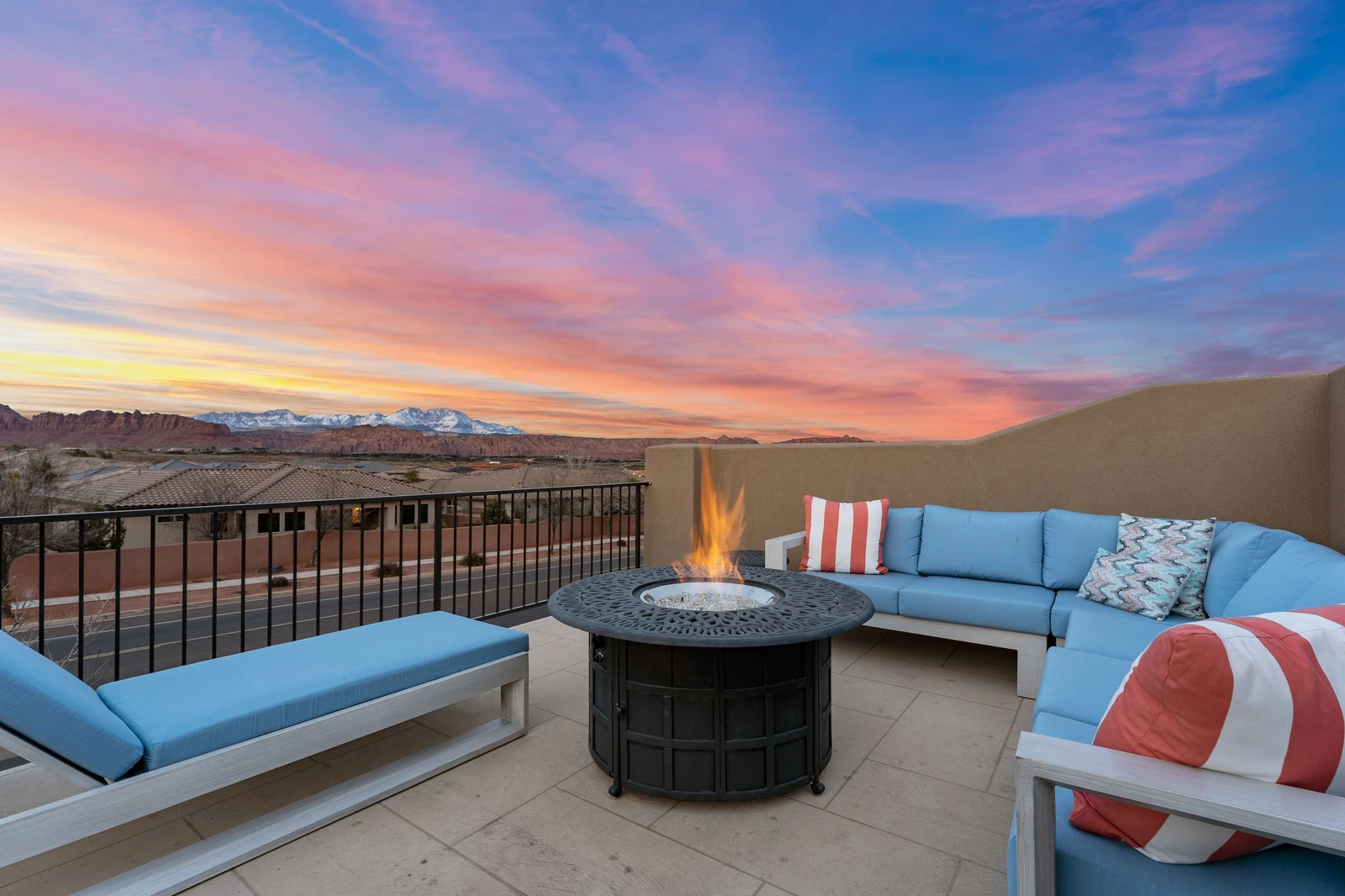 Evening Upper Deck at twilight