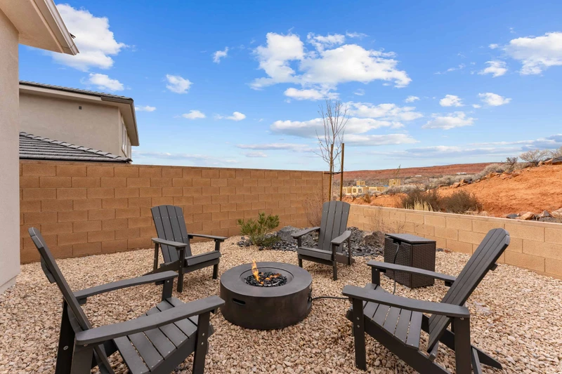 Patio Furniture + Fire Table