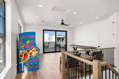 Pac Man Arcade Game and Shuffleboard