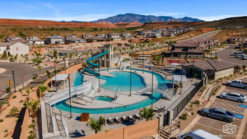 Community Pool, Slide, Splash Pad, Lazy River